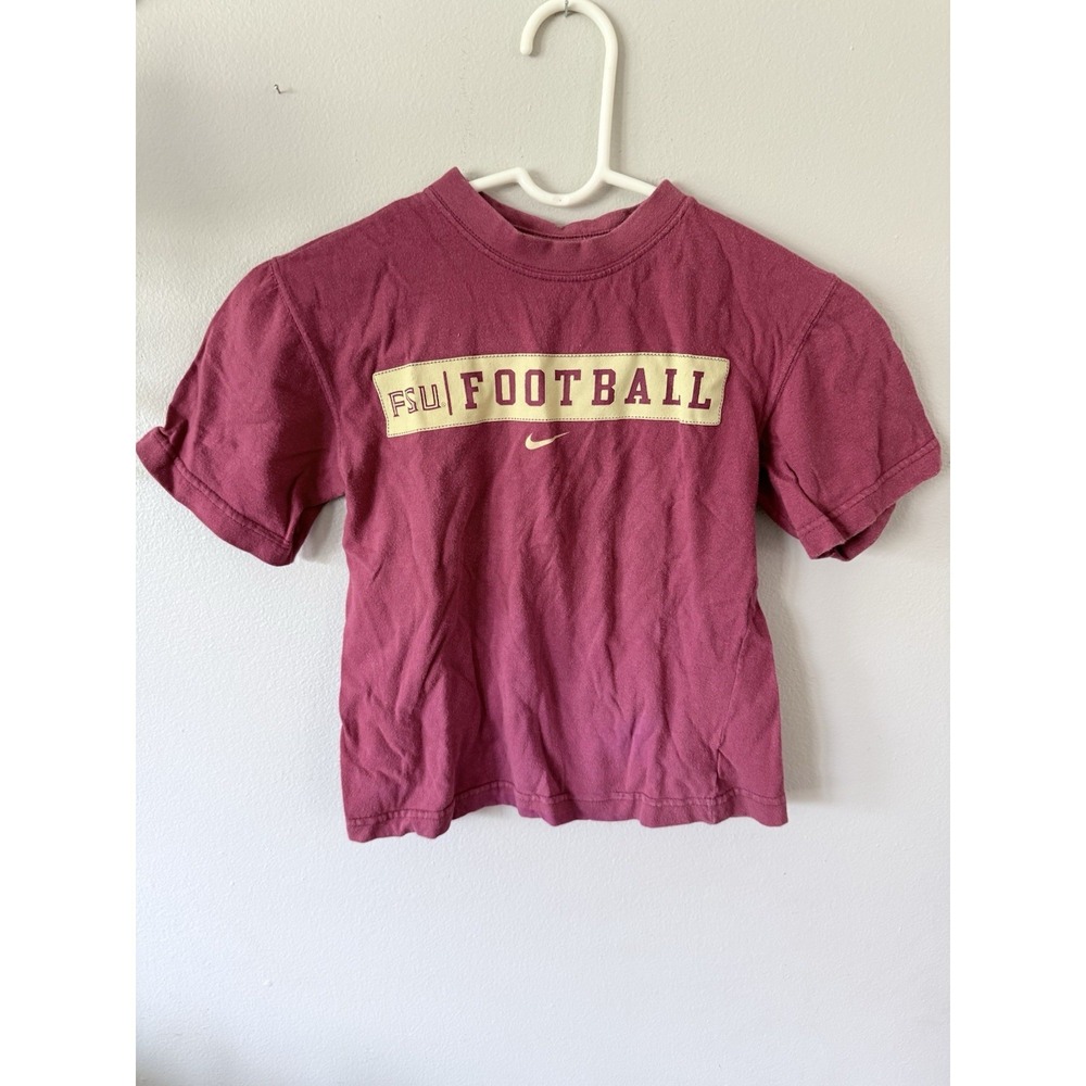 Vintage Nike FSU Florida State Football T Shirt Youth Medium 7